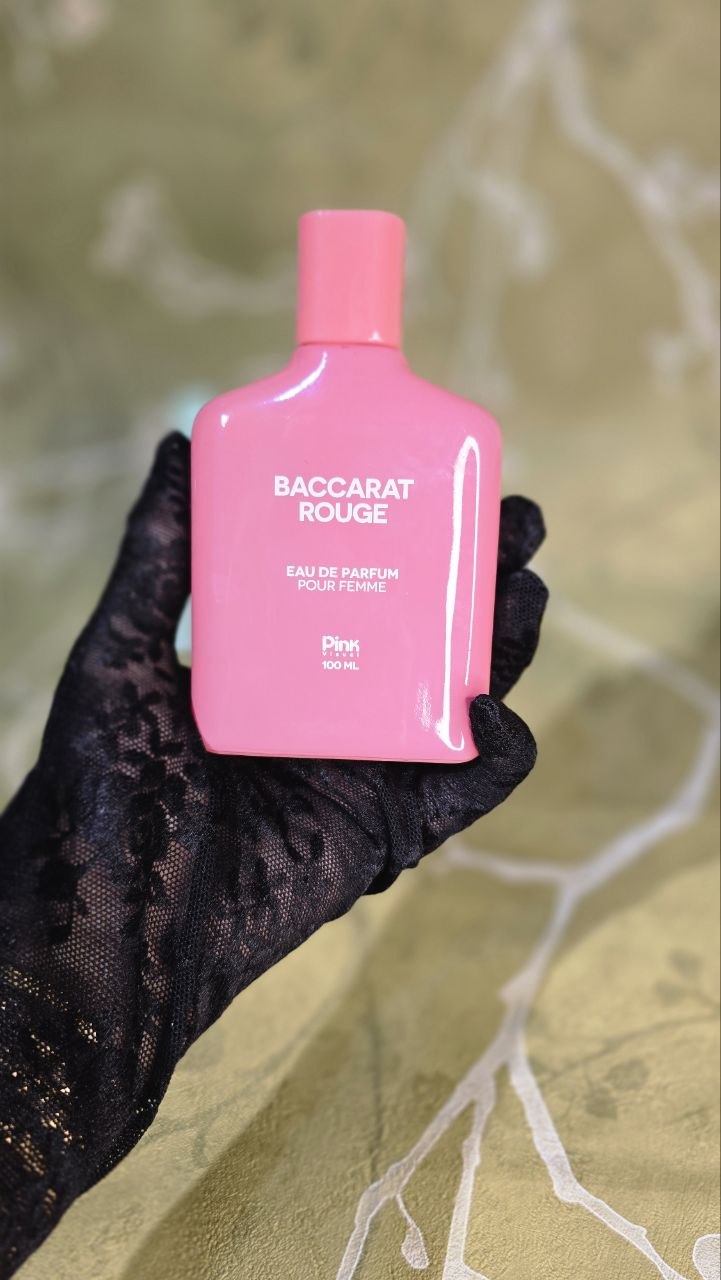 عطر زنانه پینک ویژوال Baccarat Rouge حجم 100 میلی‌