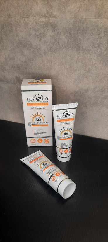 ضد آفتاب H-P Sun Sunscreen SPF50+ | ضد چروک و آبرسان.حجم ۵۰میلی