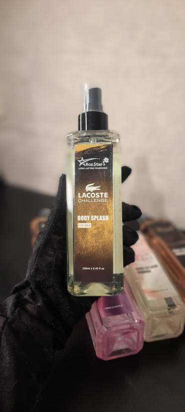 بادی اسپلش Lacoste Challenge مردانه | رایحه خنک و جذاب